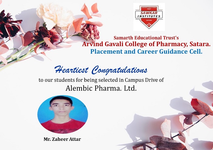 Selected candidates in Alembic Pharma. Ltd.