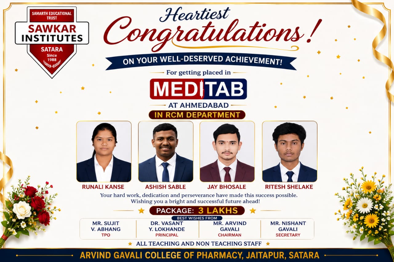 Selected Candidate in Maditab at Ahmedabad