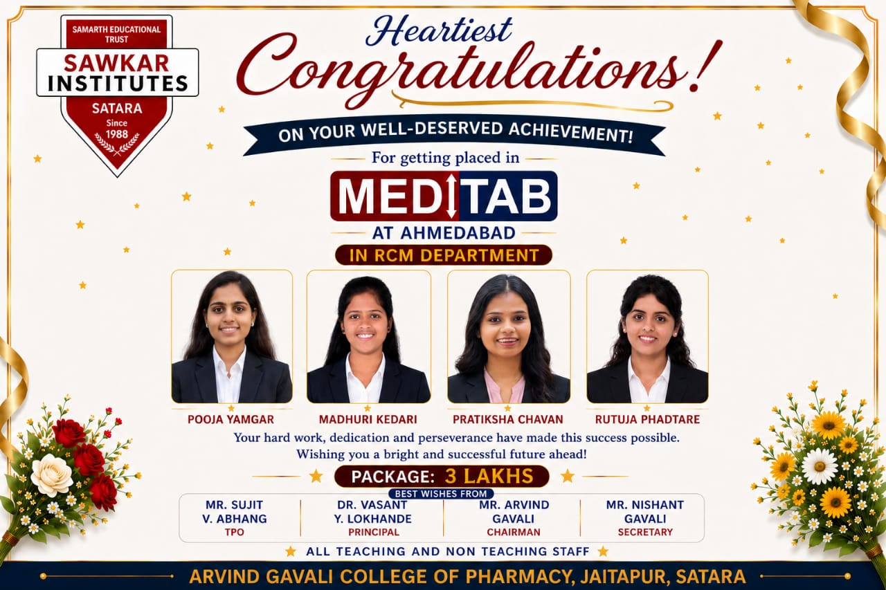 Successfully Placed in Meditab At Ahmedabad